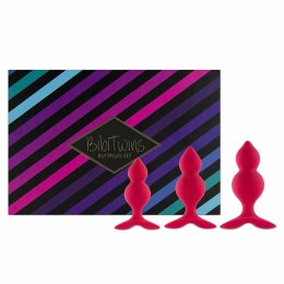 FeelzToys Bibi Twin Pink - Zestaw 3 silikonowych zatyczek, rożne rozmiary