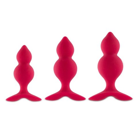 FeelzToys Bibi Twin Pink - Zestaw 3 silikonowych zatyczek, rożne rozmiary FeelzToys Bibi Twin Pink - Zestaw 3 silikonowych zatyczek, rożne rozmiary