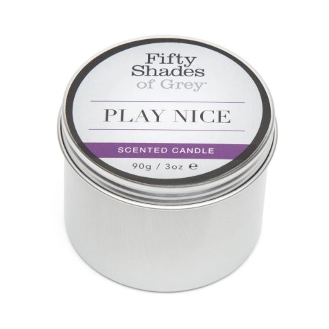 Fifty Shades of Grey Play Nice świeca do masażu waniliowa 90g Fifty Shades of Grey Play Nice świeca do masażu waniliowa 90g