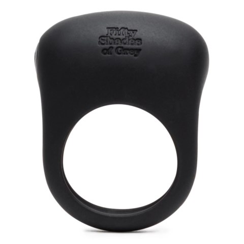 Fifty Shades of Grey Sensation - silikonowy pierścień wibrujący USB, czarny Fifty Shades of Grey Sensation - silikonowy pierścień wibrujący USB, czarny