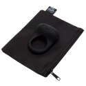 Fifty Shades of Grey Sensation - silikonowy pierścień wibrujący USB, czarny