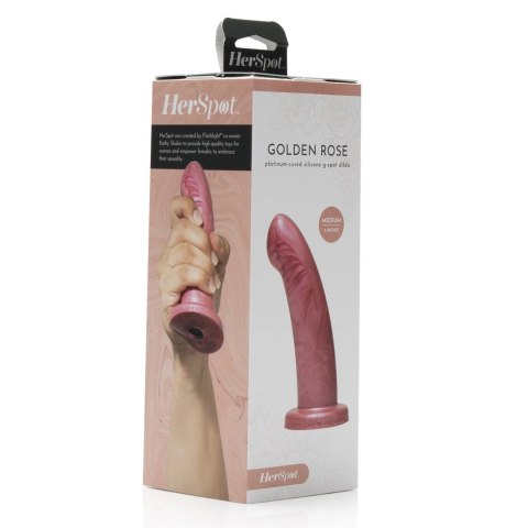 Fleshlight HerSpot Golden Rose Medium silikonowy model anatomiczny Fleshlight HerSpot Golden Rose Medium silikonowy model anatomiczny