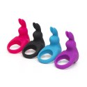 Happy Rabbit Pierścień Wibrujący Purple 12 Trybow Silikonowy USB