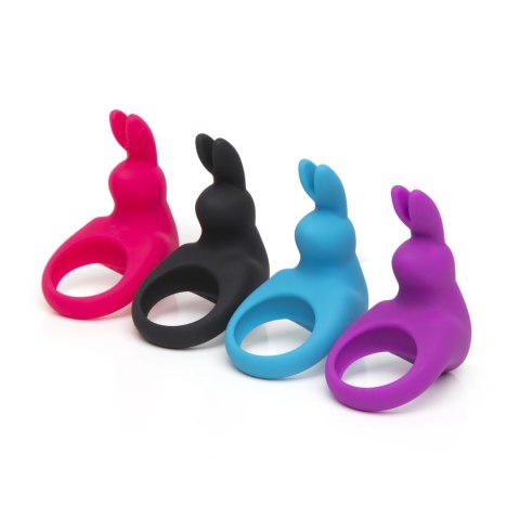 Happy Rabbit Pierścień Wibrujący Purple 12 Trybow Silikonowy USB Happy Rabbit Pierścień Wibrujący Purple 12 Trybow Silikonowy USB