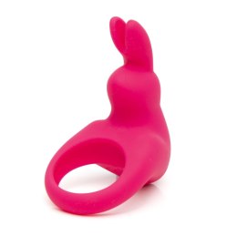 Happy Rabbit Pierścień Wibrujący Rożowy 12 Trybow USB Wodoodporny