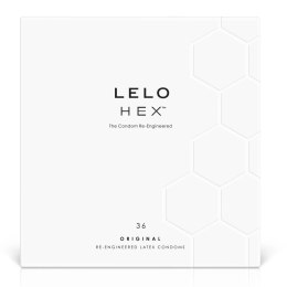 LELO HEX Original prezerwatywy 36 szt. ultracienkie heksagonalne