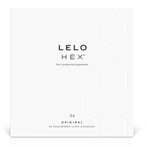 LELO HEX Original prezerwatywy 36 szt. ultracienkie heksagonalne LELO HEX Original prezerwatywy 36 szt. ultracienkie heksagonalne