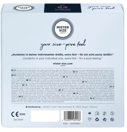 Mister Size 64 mm - prezerwatywy anatomiczne, 36 sztuk, duży rozmiar