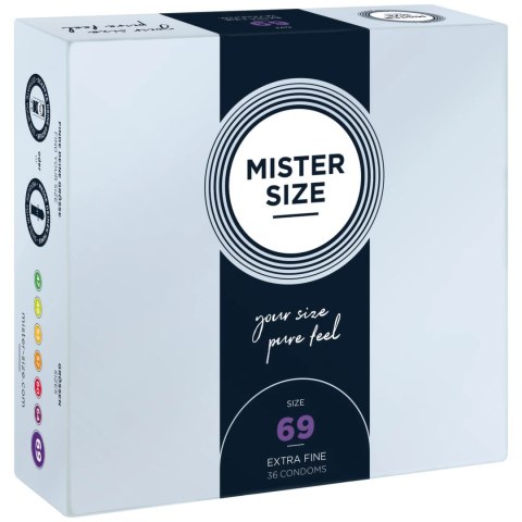 Mister Size 69 mm - prezerwatywy anatomiczne, 36 sztuk, duży rozmiar
