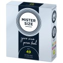 Mister Size Prezerwatywy 49 mm 3 sztuki - precyzyjne dopasowanie