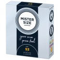 Mister Size Prezerwatywy 53 mm - 3 sztuki, dopasowany rozmiar