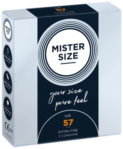 Mister Size Prezerwatywy 57 mm 3 szt. - precyzyjny dobor rozmiaru Mister Size Prezerwatywy 57 mm 3 szt. - precyzyjny dobor rozmiaru