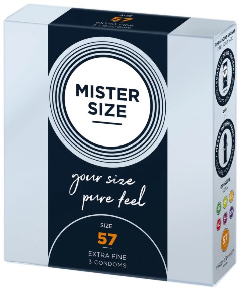 Mister Size Prezerwatywy 57 mm 3 szt. - precyzyjny dobor rozmiaru Mister Size Prezerwatywy 57 mm 3 szt. - precyzyjny dobor rozmiaru