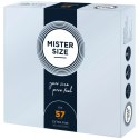 Mister Size Prezerwatywy 57 mm 36 sztuk - anatomiczny kształt, komfort