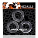 Oxballs Willy Rings 3-pack elastyczne pierścienie przezroczyste