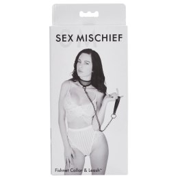 Sportsheets S&M Fishnet Collar & Leash siateczkowy zestaw z regulacją
