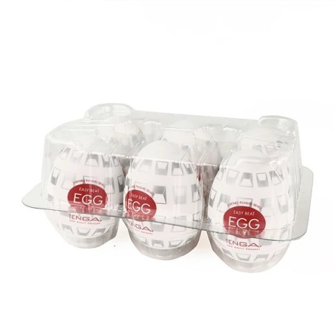 Tenga Egg Boxy - zestaw 6 silikonowych nakładek anatomicznych Tenga Egg Boxy - zestaw 6 silikonowych nakładek anatomicznych