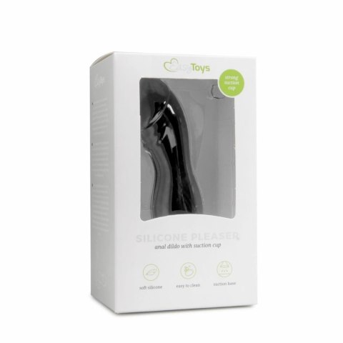 EasyToys Czarna Sonda Anatomiczna Silikonowa z Przyssawką 19 cm EasyToys Czarna Sonda Anatomiczna Silikonowa z Przyssawką 19 cm