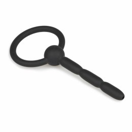 EasyToys Korek intymny silikonowy z pierścieniem Hollow Ribbed 8 mm