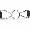 EasyToys Metalowy Gag z Kulką Regulowany Pasek Srebrny