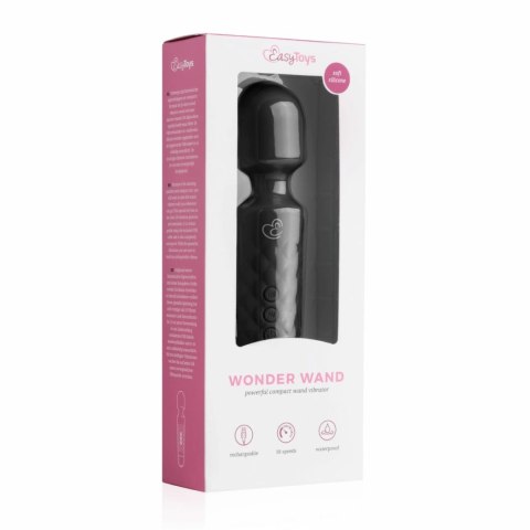 EasyToys Mini Wand Czarny - Kompaktowy Masażer Wielofunkcyjny EasyToys Mini Wand Czarny - Kompaktowy Masażer Wielofunkcyjny