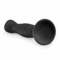 EasyToys Model Black - Czarny anatomiczny przyrząd z przyssawką, silikonowy
