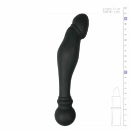EasyToys Model Pro Comfort - anatomiczny aplikator silikonowy czarny