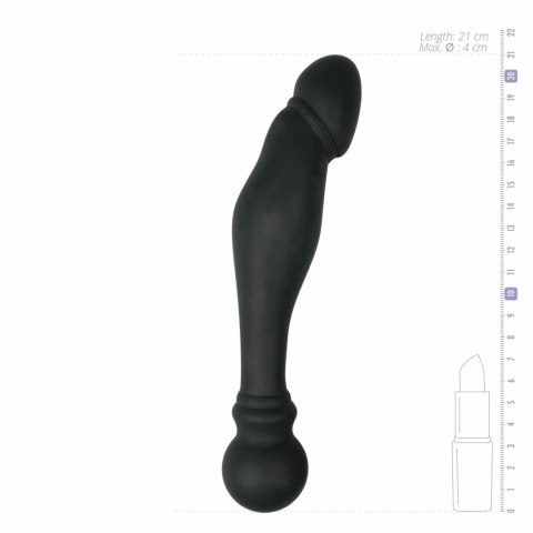 EasyToys Model Pro Comfort - anatomiczny aplikator silikonowy czarny EasyToys Model Pro Comfort - anatomiczny aplikator silikonowy czarny