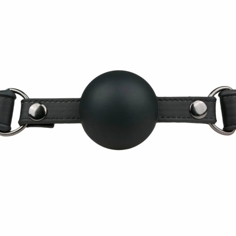 EasyToys Pasek z dużą silikonową kulą - regulowany, czarny EasyToys Pasek z dużą silikonową kulą - regulowany, czarny