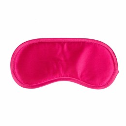 EasyToys Satynowa Opaska na Oczy Rożowa - Delikatny Materiał, Uniwersalny Rozmiar