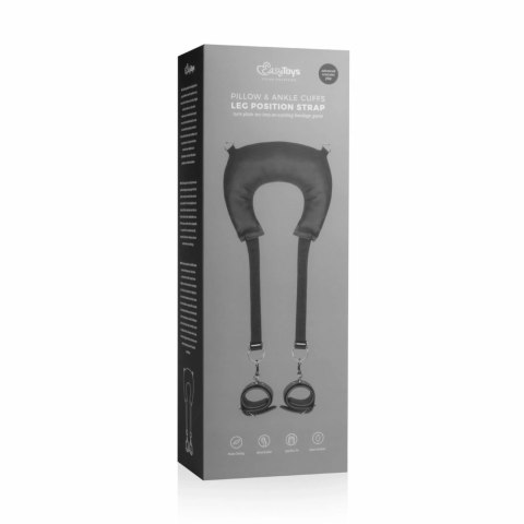 EasyToys System podtrzymujący z poduszką i regulowanymi paskami czarny EasyToys System podtrzymujący z poduszką i regulowanymi paskami czarny
