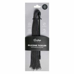 EasyToys Tickler silikonowy czarny - delikatny stymulator dotyku