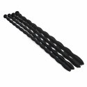 EasyToys Zestaw silikonowych aplikatorow intymnych, 5 rozmiarow, czarny