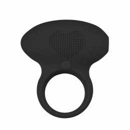 EasyToys silikonowy pierścień wibrujący z wypustkami, czarny