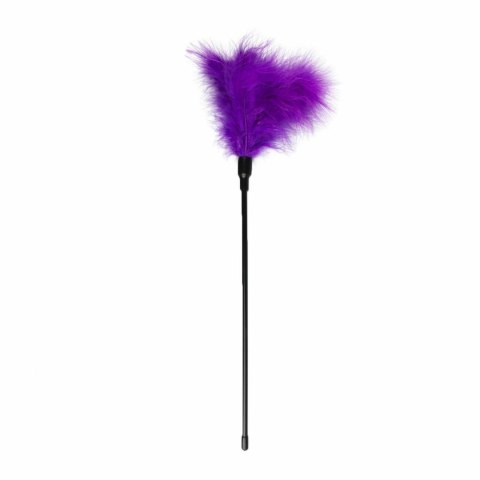 Loving Joy Purple Tickler Long - fioletowy piorko z długim uchwytem Loving Joy Purple Tickler Long - fioletowy piorko z długim uchwytem