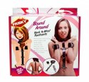 XR Brands Bound System obroża z mankietami neopren, regulacja, czarna