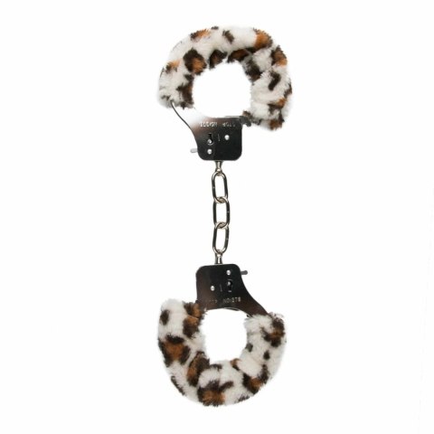 Rimba Kajdanki z Pluszem Leopard Elegance - Regulowane, Komfortowe
