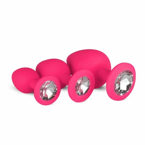 Satisfyer Zestaw Anatomicznych Korkow Silikonowych z Kryształem Rożowy 3 szt. Satisfyer Zestaw Anatomicznych Korkow Silikonowych z Kryształem Rożowy 3 szt.