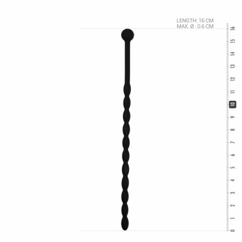 Sinner Gear Dilator silikonowy falisty, czarny, bezpieczny uchwyt Sinner Gear Dilator silikonowy falisty, czarny, bezpieczny uchwyt