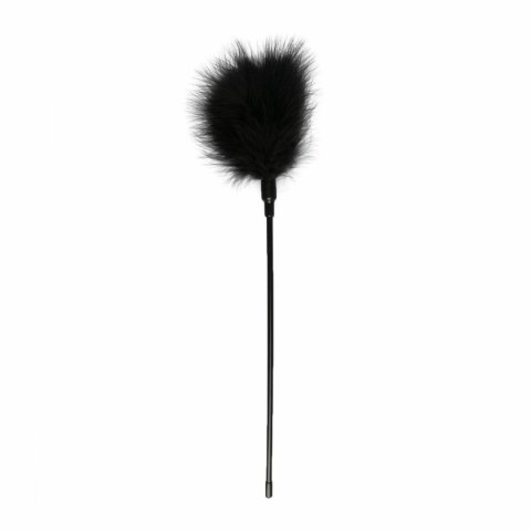 Sinner Gear Tickler Long - Czarna długa miotełka do masażu i relaksu Sinner Gear Tickler Long - Czarna długa miotełka do masażu i relaksu