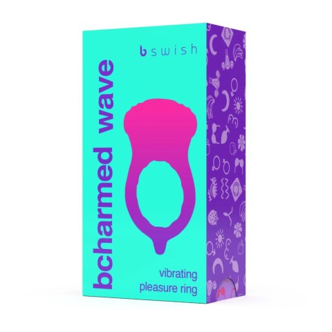 B Swish Bcharmed Basic Wave Orchid - Pierścień z wibracją, silikonowy B Swish Bcharmed Basic Wave Orchid - Pierścień z wibracją, silikonowy