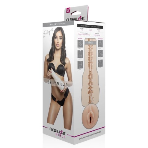 Fleshlight Girls Emily Willis Squirt - system anatomiczny SuperSkin Fleshlight Girls Emily Willis Squirt - system anatomiczny SuperSkin