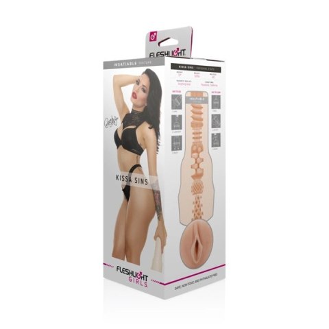 Fleshlight Girls Kissa Sins Insatiable - model anatomiczny SuperSkin Fleshlight Girls Kissa Sins Insatiable - model anatomiczny SuperSkin