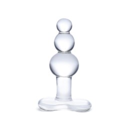 Glas Beaded Plug z bazą T, szkło borokrzemowe, długość 10 cm