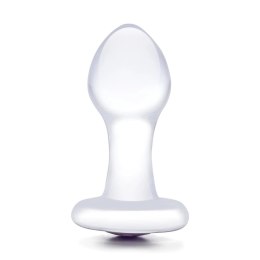 Glas Bling Bling - szklane akcesorium analne z kryształową bazą 8,9 cm