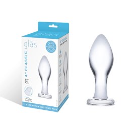 Glas Classic szklany korek analny 10,2 cm, szkło borokrzemowe