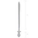 Glas Horse Tail szklany plug z dekoracyjnym ogonem, 7,6 cm