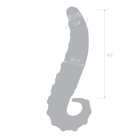 Glas Lick It szklana anatomiczna forma z wypustkami 15,2 cm Glas Lick It szklana anatomiczna forma z wypustkami 15,2 cm