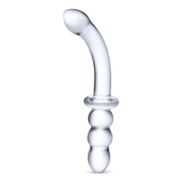 Glas Ribbed G-Spot - szklana anatomiczna forma dwustronna 20,3cm