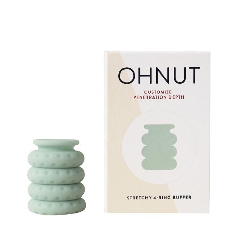 Ohnut Wider Soft Sage - Zestaw 4 elastycznych pierścieni buforujących